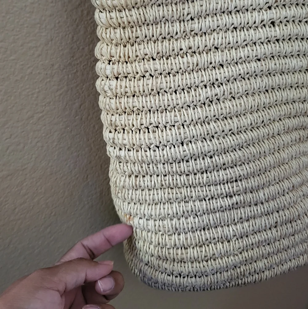 Talbots Straw Tote Purse - Picture 11 of 14